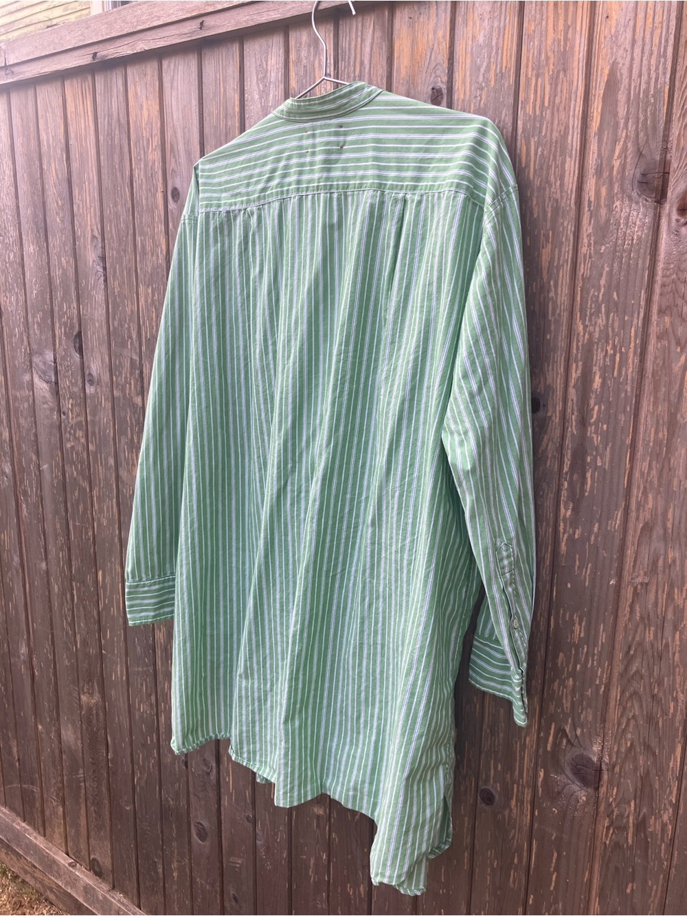 Xirena green striped button up - Picture 10 of 10